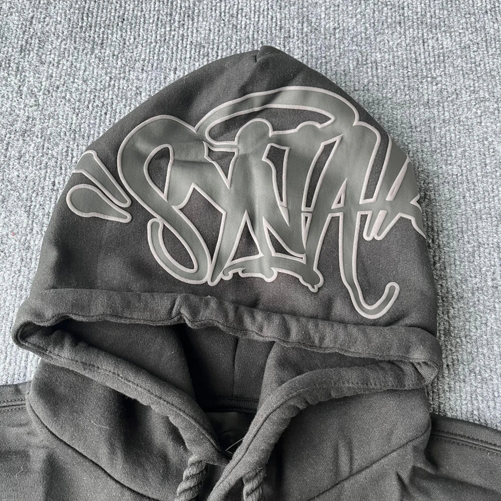 Sy-world UK Fashion Street Tracksuits Tops Long Pants Set Winter Cotton y2K Hip Hop Men Women Hooded Sweatshirt Sports Trousers