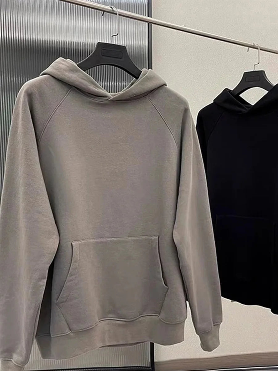 Men Women Hooded Sets Fashion Type 2 Piece Suit Thick fleece Jogging Sweatshirts Oversized Tracksuit Hoodie+Pants Streetwear