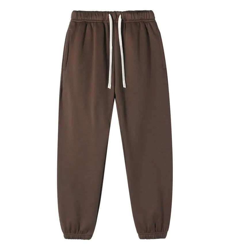 Men Women Hooded Sets Fashion Type 2 Piece Suit Thick fleece Jogging Sweatshirts Oversized Tracksuit Hoodie+Pants Streetwear