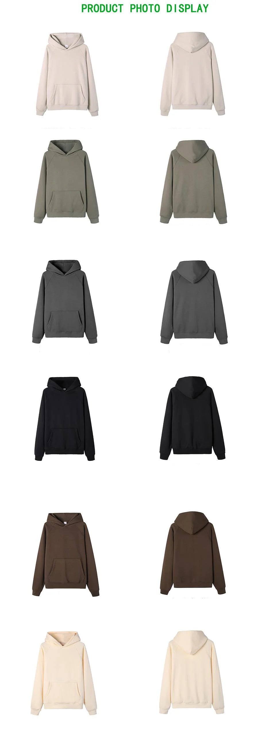 Men Women Hooded Sets Fashion Type 2 Piece Suit Thick fleece Jogging Sweatshirts Oversized Tracksuit Hoodie+Pants Streetwear