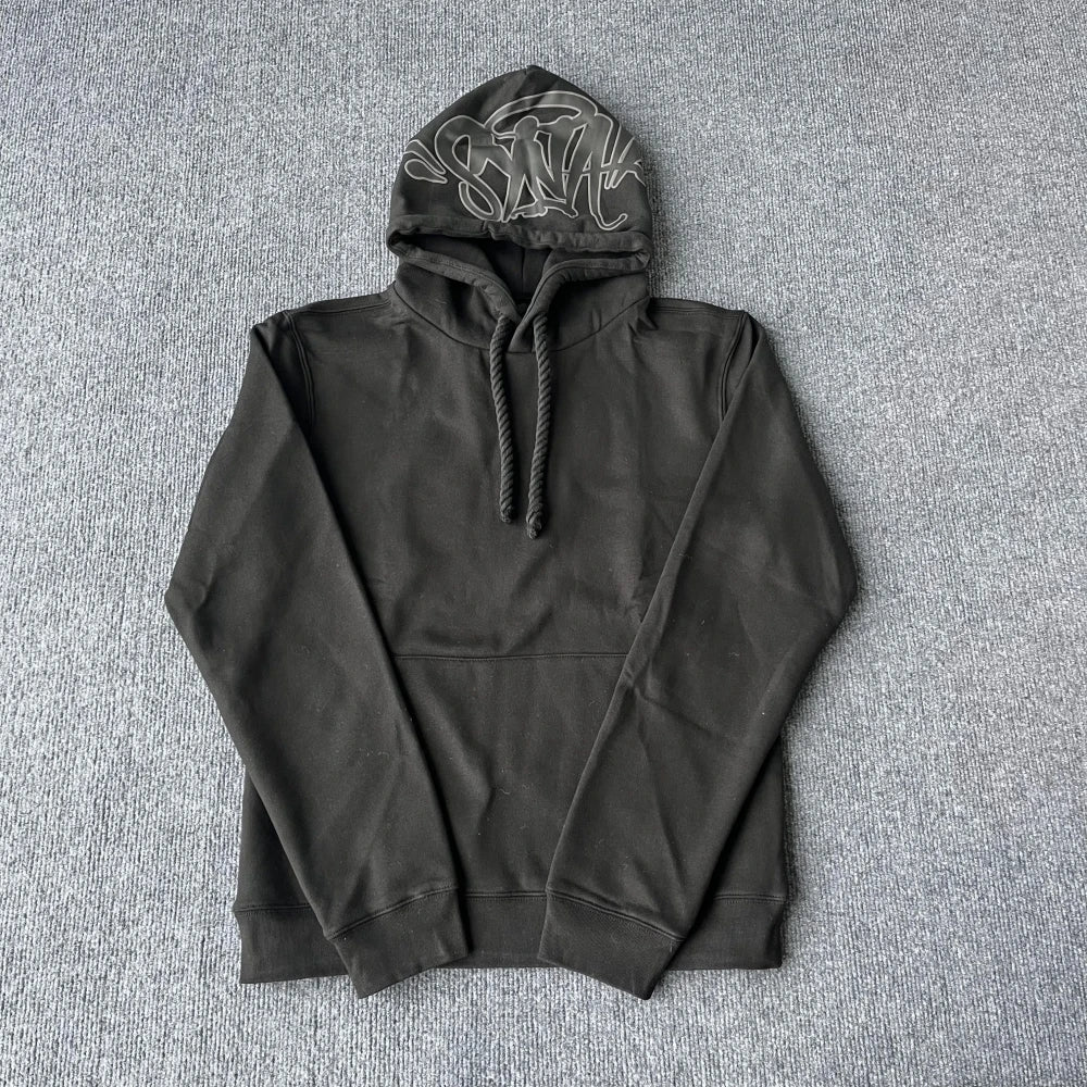 Sy-world UK Fashion Street Tracksuits Tops Long Pants Set Winter Cotton y2K Hip Hop Men Women Hooded Sweatshirt Sports Trousers
