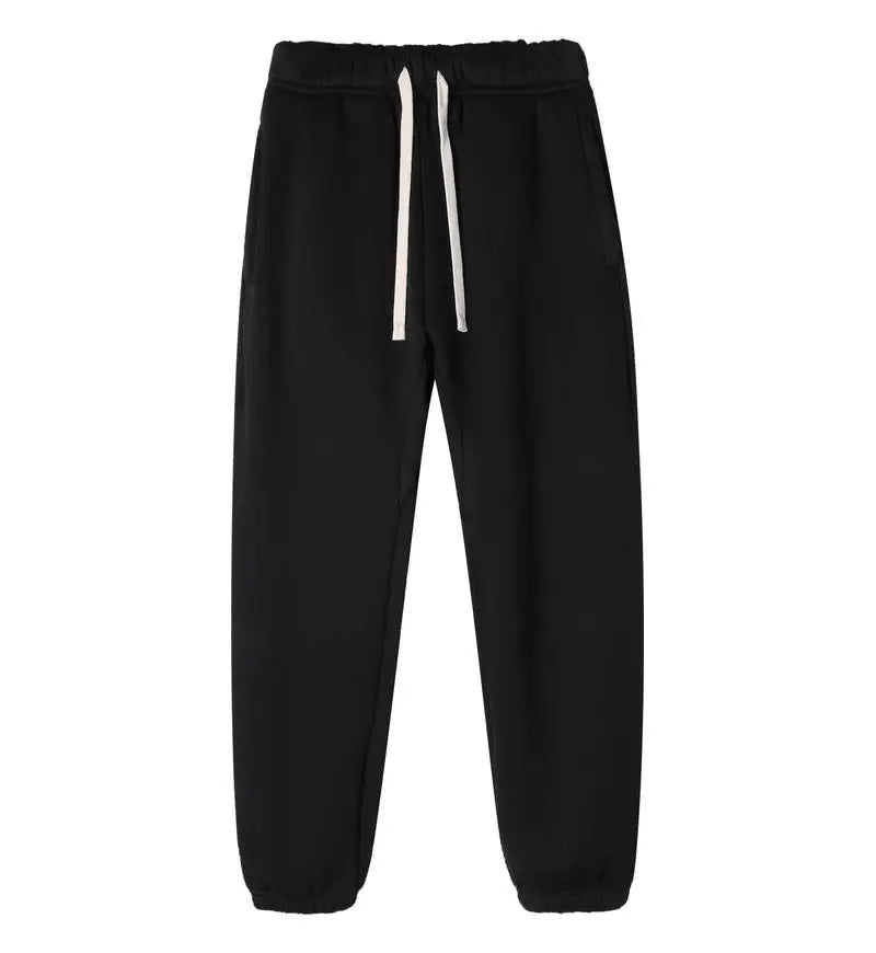 Men Women Hooded Sets Fashion Type 2 Piece Suit Thick fleece Jogging Sweatshirts Oversized Tracksuit Hoodie+Pants Streetwear